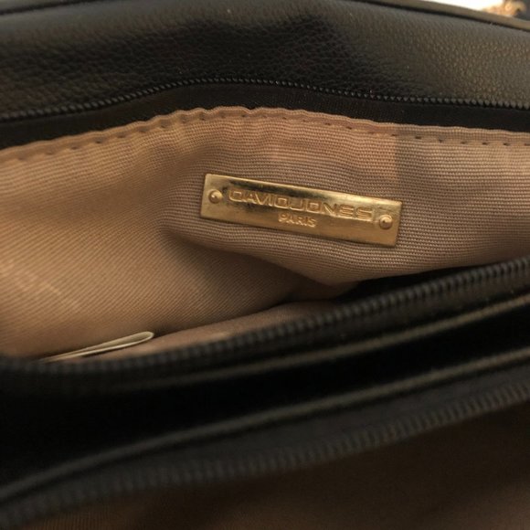 FREE WITH PURCHASE David Jones Paris Double Zip Cross Body Bag - Picture 12 of 14